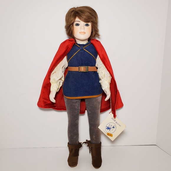 Dolls by Jerri 1983 Disney Snow White, Prince, Evil Queen 20" Porcelain Doll Lot - Picture 10 of 12